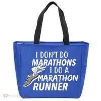 I Don't Do Marathons I Do A Marathon Runner Gift Tote Bag thumb 0