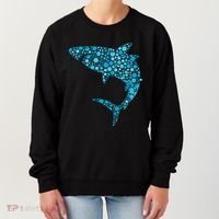 International Dot Day Teal Dot Shark Women's Sweatshirt thumb 0