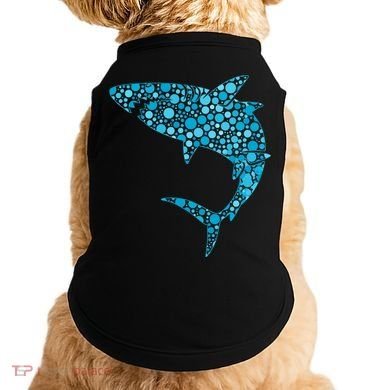 International Dot Day Teal Dot Shark Doggie Tank