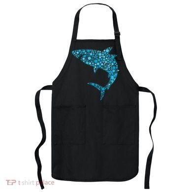 International Dot Day Teal Dot Shark Apron