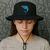 International Dot Day Teal Dot Shark Bucket Hat thumb 3