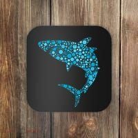 International Dot Day Teal Dot Shark Coaster thumb 0