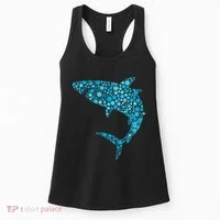 International Dot Day Teal Dot Shark Women's Tank Top thumb 0