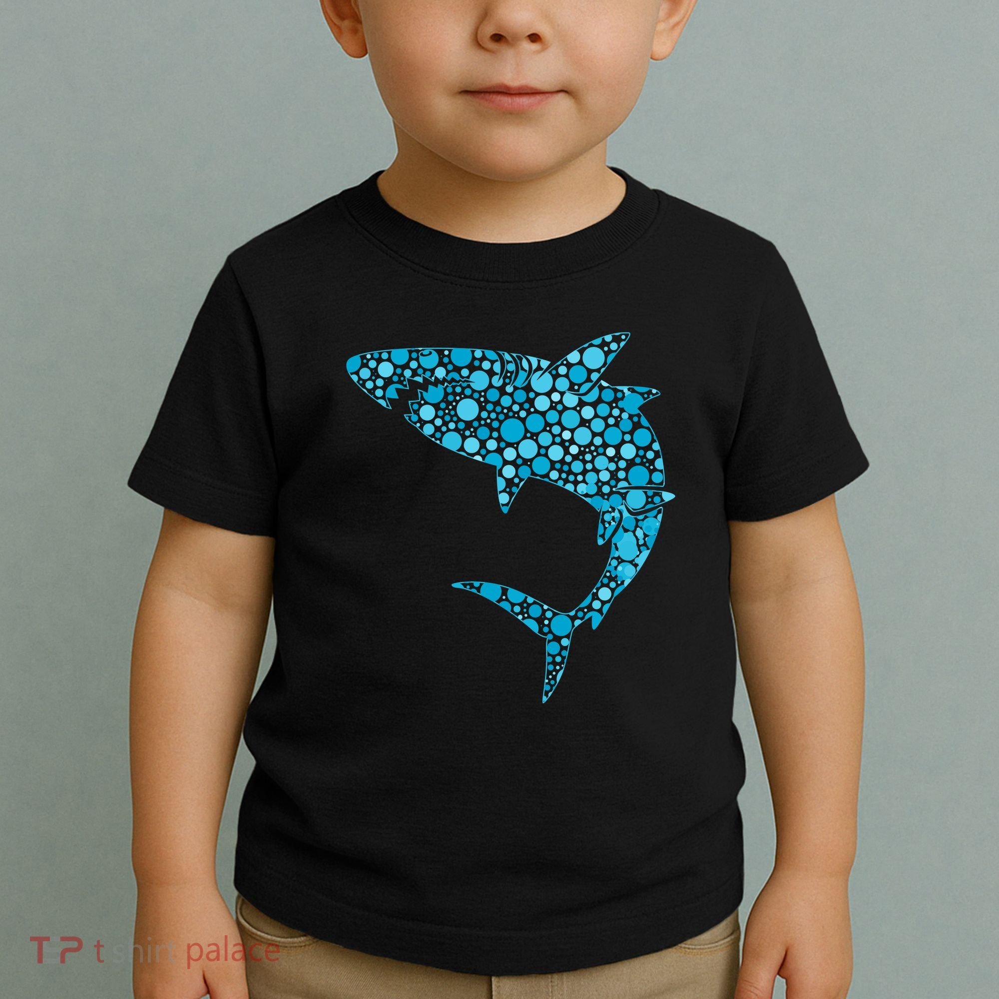 International Dot Day Teal Dot Shark Toddler T-Shirt