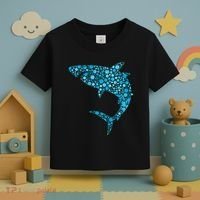 International Dot Day Teal Dot Shark Toddler T-Shirt thumb 3