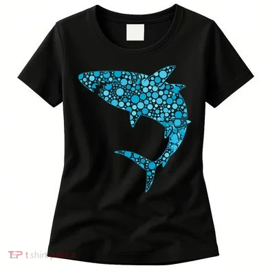 International Dot Day Teal Dot Shark Women's T-Shirt