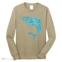 International Dot Day Teal Dot Shark Long Sleeve Shirt thumb 0