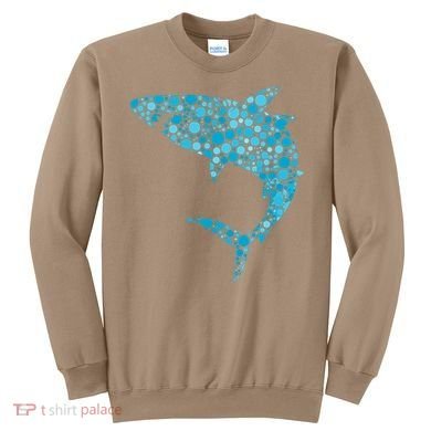 International Dot Day Teal Dot Shark Sweatshirt