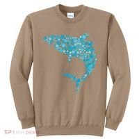 International Dot Day Teal Dot Shark Sweatshirt thumb 0