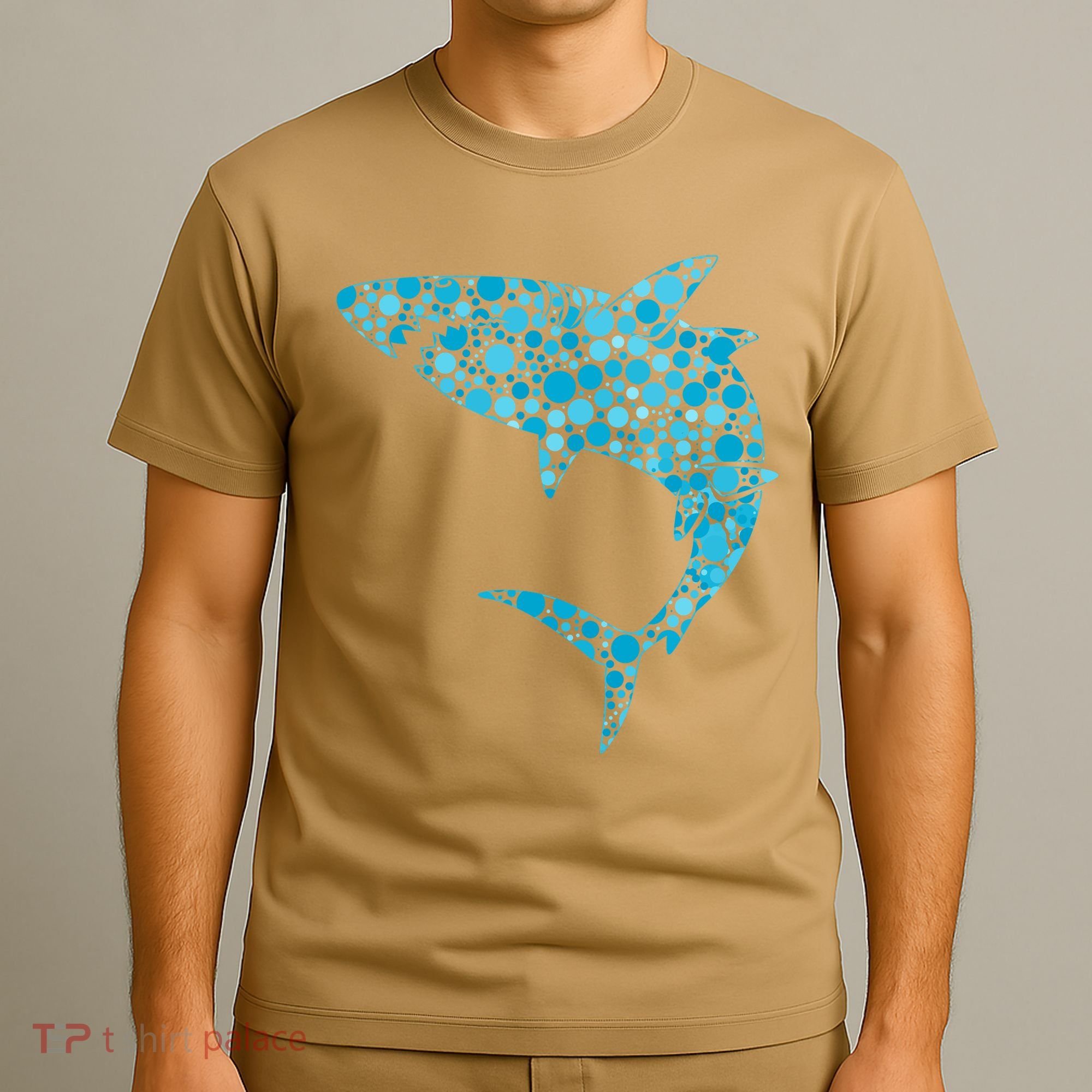 International Dot Day Teal Dot Shark T-Shirt