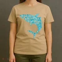 International Dot Day Teal Dot Shark T-Shirt thumb 4