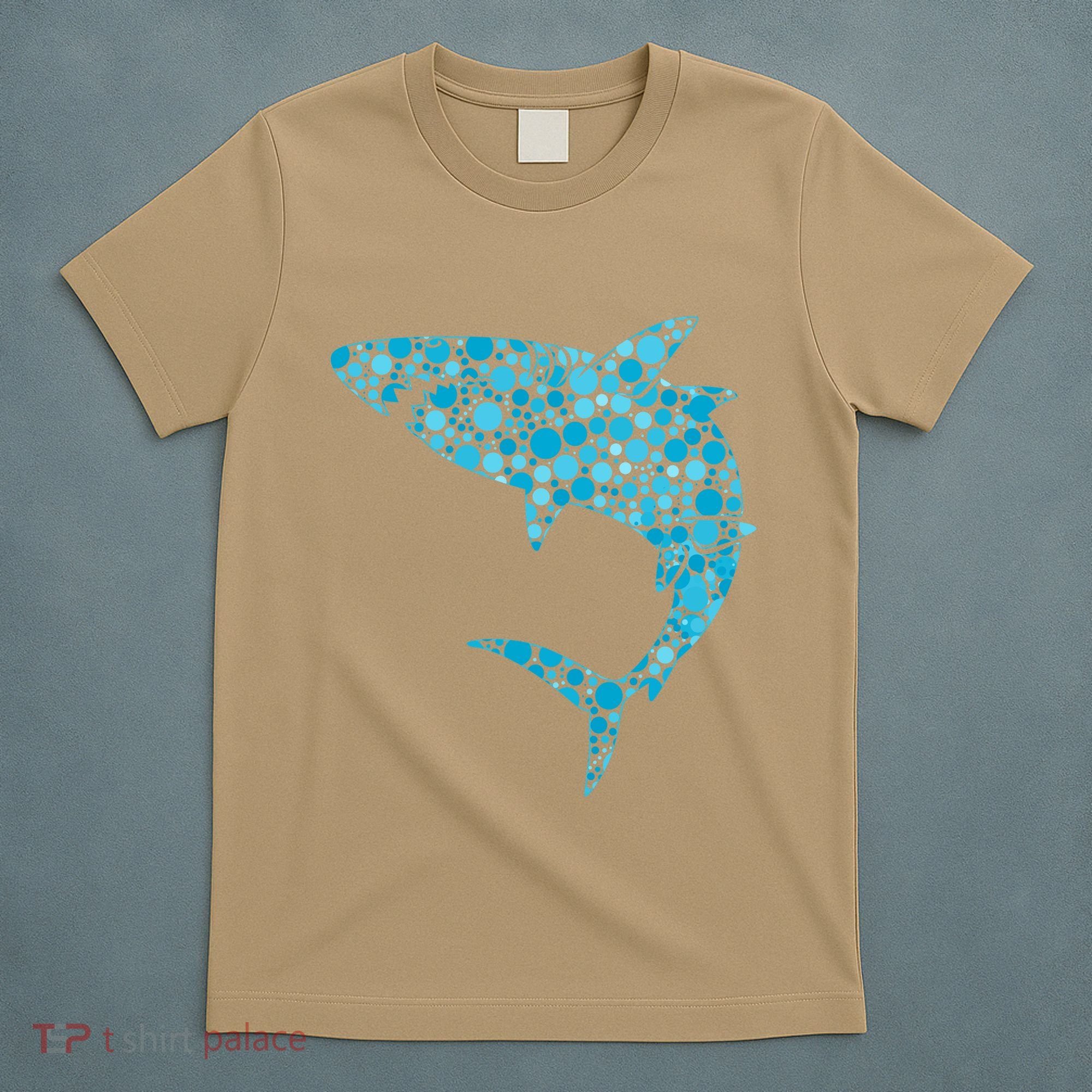 International Dot Day Teal Dot Shark T-Shirt