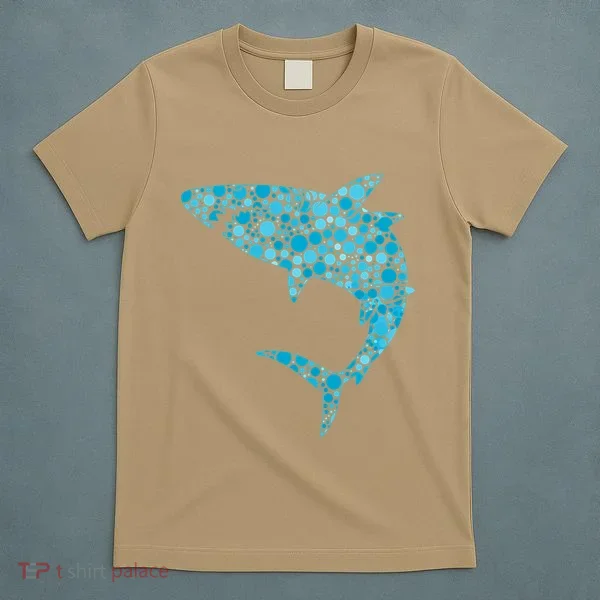 International Dot Day Teal Dot Shark T-Shirt