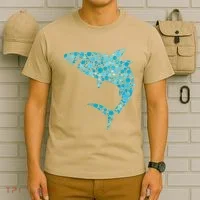 International Dot Day Teal Dot Shark T-Shirt thumb 6