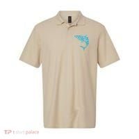 International Dot Day Teal Dot Shark Polo thumb 0