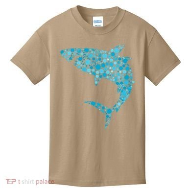 International Dot Day Teal Dot Shark Kids T-Shirt