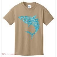 International Dot Day Teal Dot Shark Kids T-Shirt thumb 0