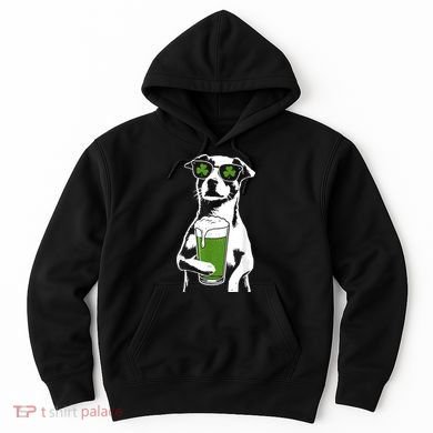 Irish Dog Drinking Beer Hoodie