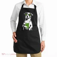 Irish Dog Drinking Beer Apron thumb 2