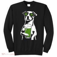 Irish Dog Drinking Beer Sweatshirt thumb 0