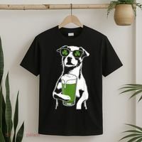 Irish Dog Drinking Beer T-Shirt thumb 2
