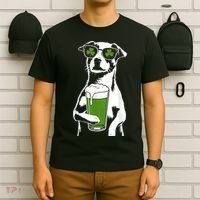 Irish Dog Drinking Beer T-Shirt thumb 6