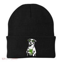 Irish Dog Drinking Beer Beanie thumb 0