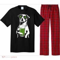Irish Dog Drinking Beer Pajama Set thumb 0