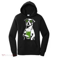 Irish Dog Drinking Beer Women's Hoodie thumb 0