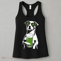 Irish Dog Drinking Beer Women's Tank Top thumb 3