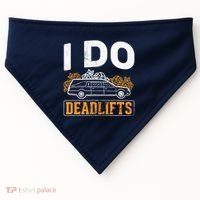 I Do Deadlifts Mortician Mortuary Funeral Director USA-Made Doggie Bandana thumb 0