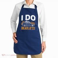 I Do Deadlifts Mortician Mortuary Funeral Director Apron thumb 2