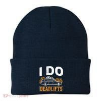 I Do Deadlifts Mortician Mortuary Funeral Director Beanie thumb 0