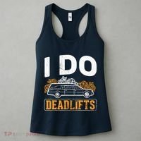 I Do Deadlifts Mortician Mortuary Funeral Director Women's Tank Top thumb 3