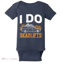 I Do Deadlifts Mortician Mortuary Funeral Director Baby Bodysuit thumb 0