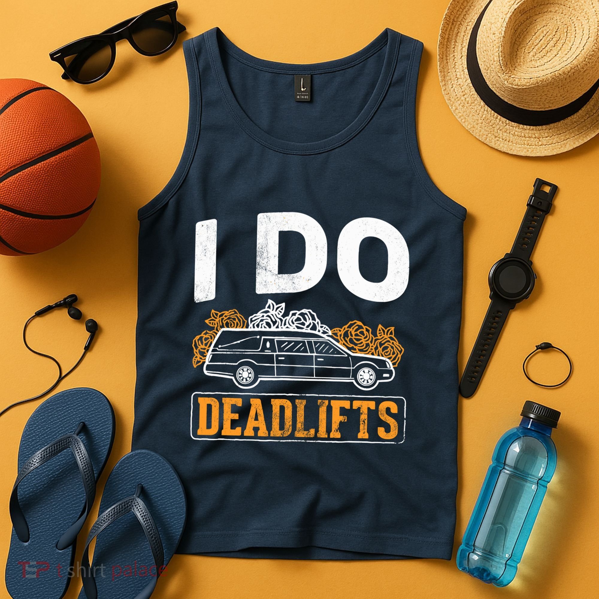 I Do Deadlifts Mortician Mortuary Funeral Director Tank Top