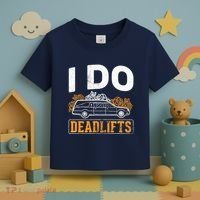 I Do Deadlifts Mortician Mortuary Funeral Director Toddler T-Shirt thumb 3