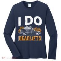 I Do Deadlifts Mortician Mortuary Funeral Director Women's Long Sleeve Shirt thumb 0