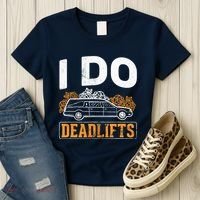 I Do Deadlifts Mortician Mortuary Funeral Director Women's T-Shirt thumb 3