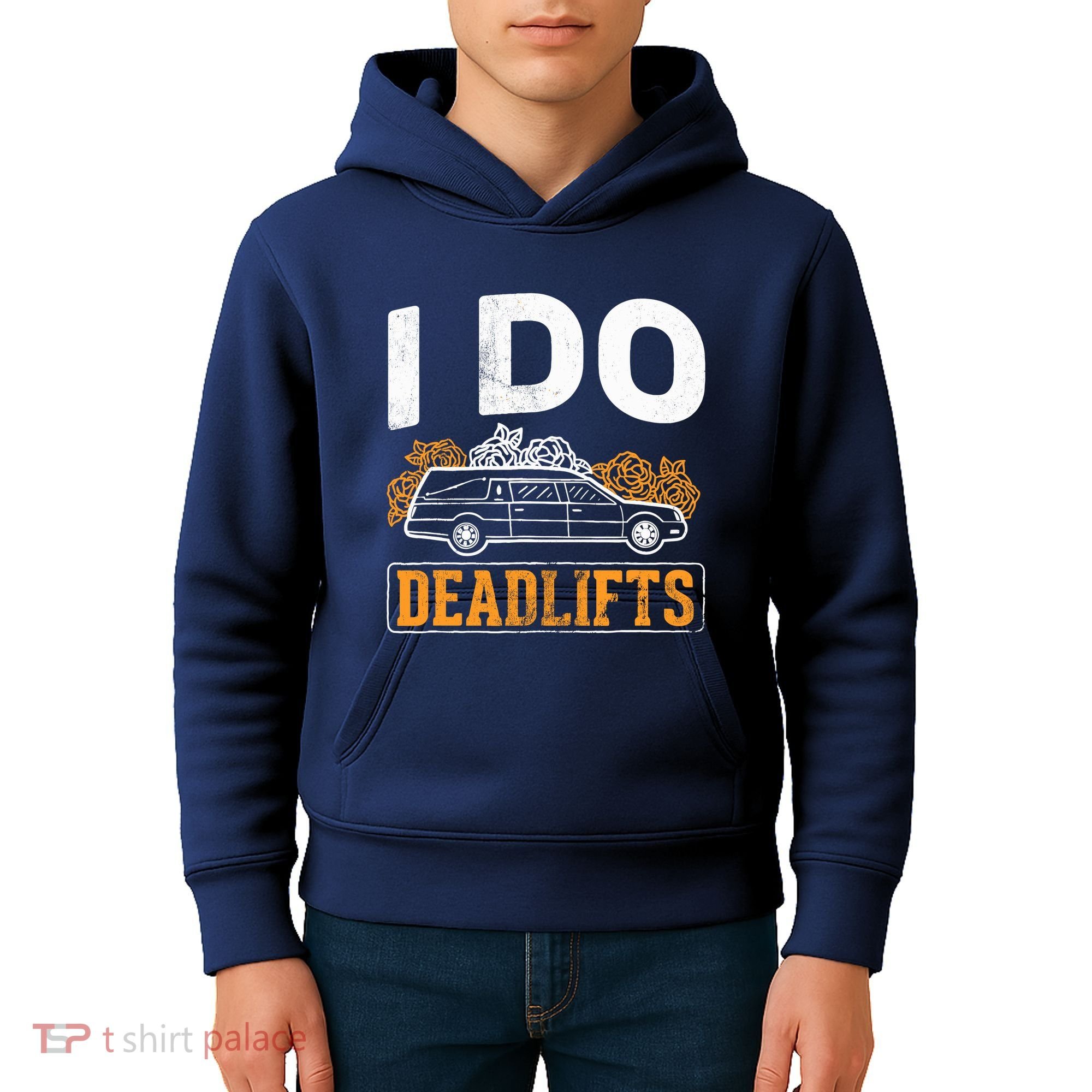 I Do Deadlifts Mortician Mortuary Funeral Director Kids Hoodie
