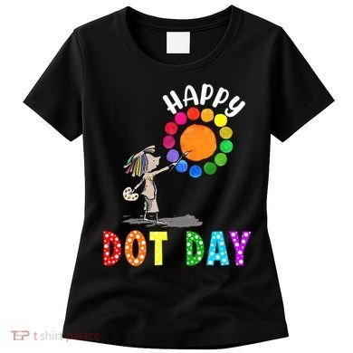 International Dot Day Colorful Polka Dot Happy Dot Day Women's T-Shirt