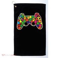 International Dot Day Gaming Dots Golf Towel thumb 0