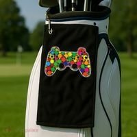International Dot Day Gaming Dots Golf Towel thumb 2