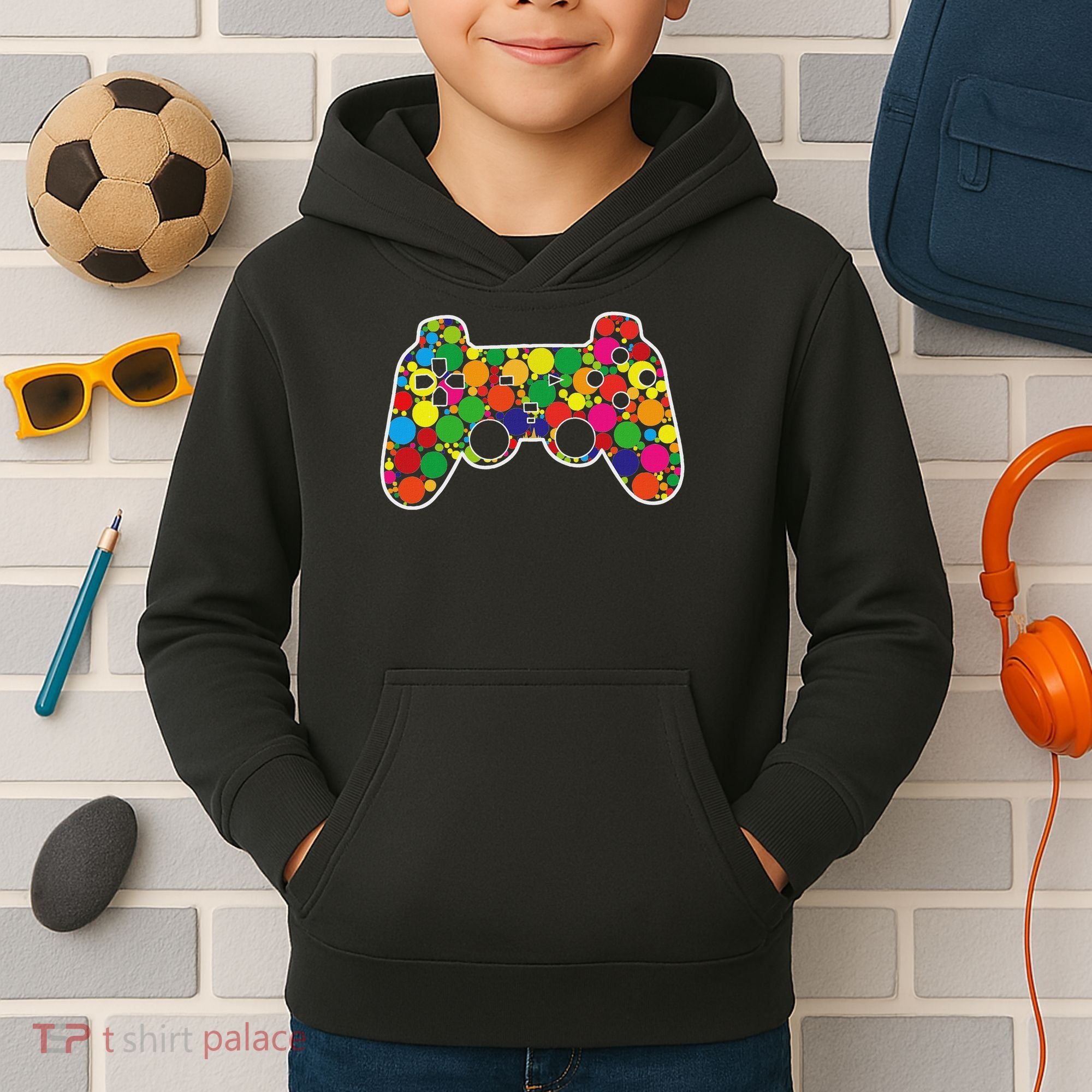 International Dot Day Gaming Dots Kids Hoodie