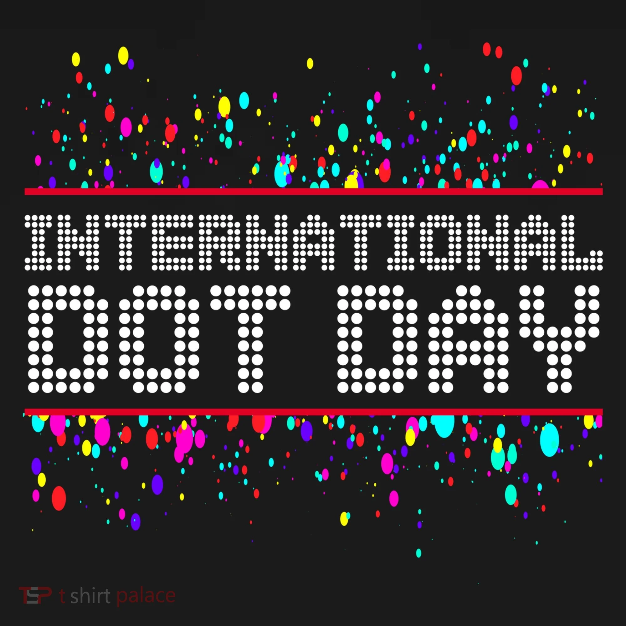 International Dot Day Dotted Logo Doggie Tank