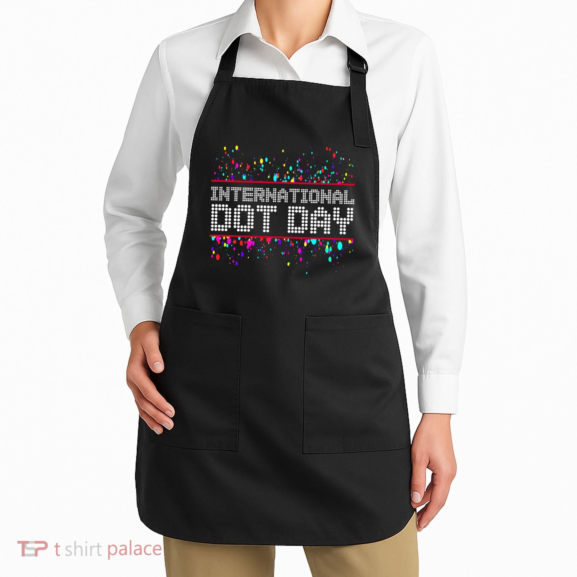 International Dot Day Dotted Logo Apron
