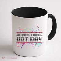 International Dot Day Dotted Logo Coffee Mug thumb 1