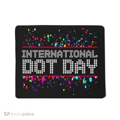 International Dot Day Dotted Logo Mousepad