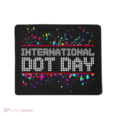 International Dot Day Dotted Logo Mousepad