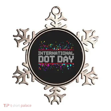 International Dot Day Dotted Logo Ornament